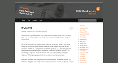 Desktop Screenshot of blog.bibliotheekservice-fryslan.nl
